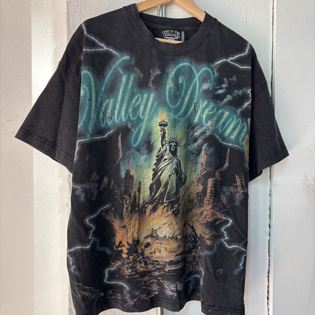 VALE STATUE OF LIBERTY TEE SZ M