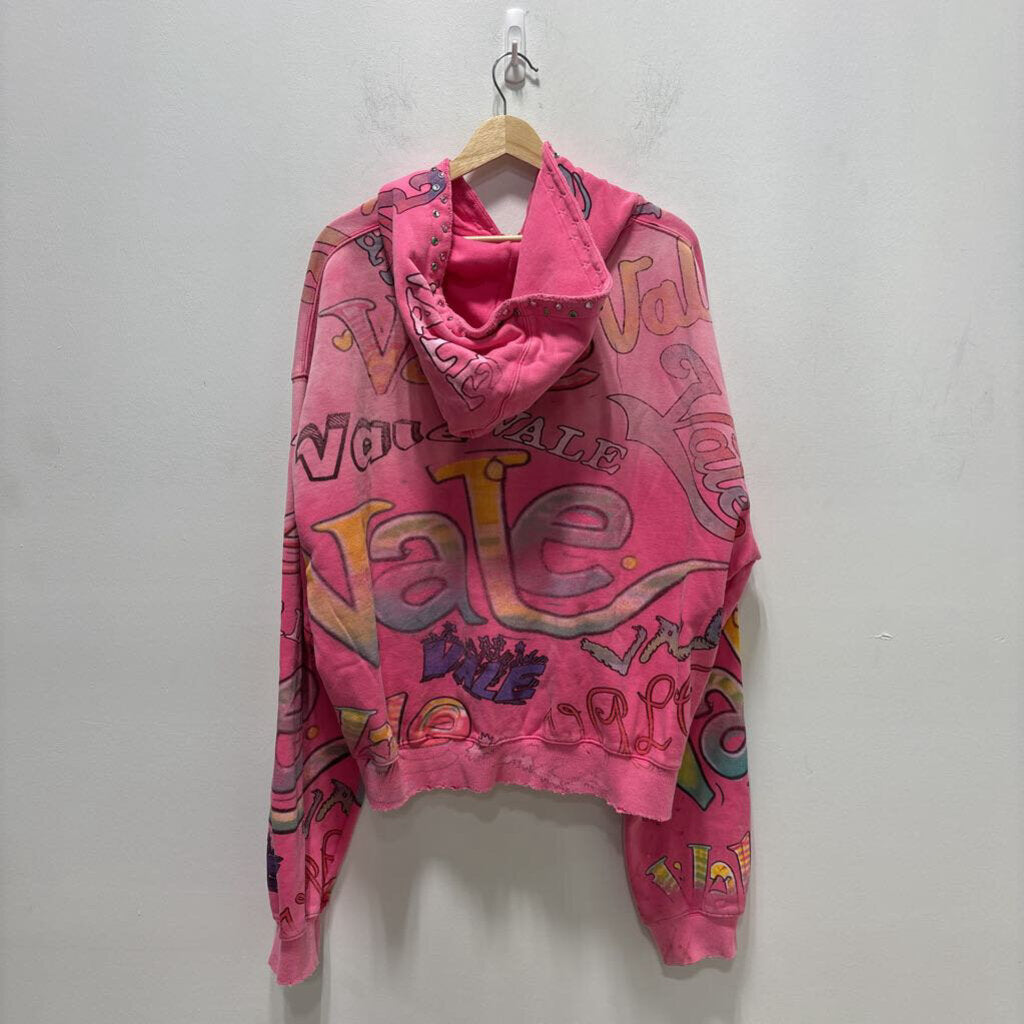 VALE ZIPUP HOODIE SZ XXL PNK