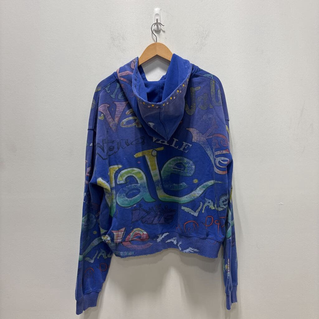 VALE ZIPUP HOODIE SZ XXL BLUE