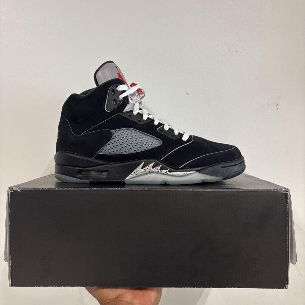 JORDAN 5 BLACK METALLIC SZ 9
