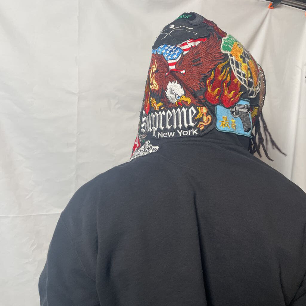 Supreme Patches Hoodie Sz. S