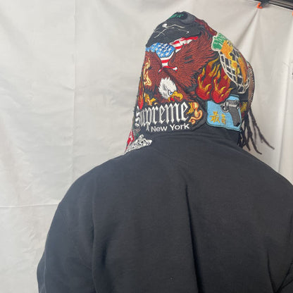 Supreme Patches Hoodie Sz. S