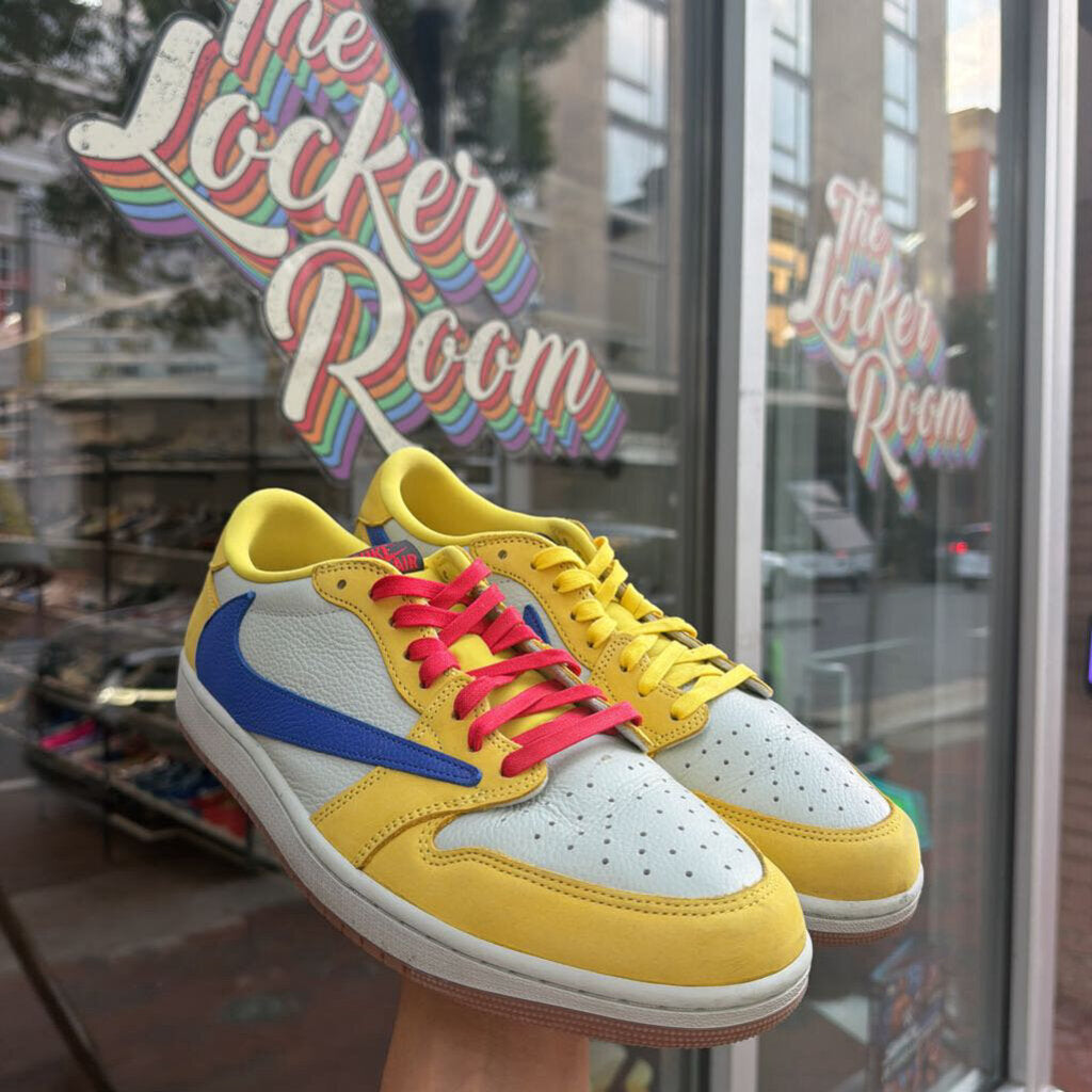 JORDAN 1 LOW X TS CANARY SZ. 12M (NO BOX)
