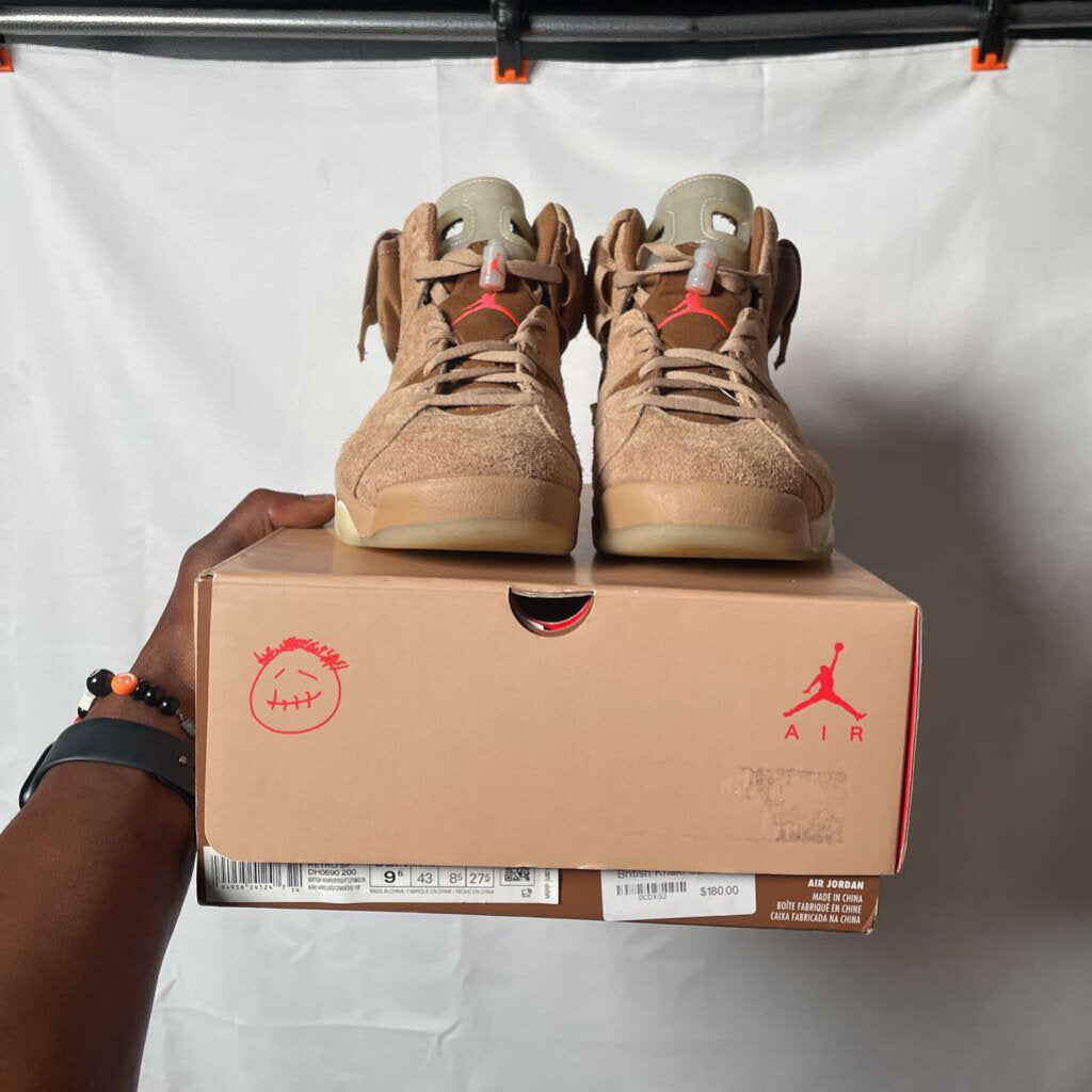 Travis Jordan 6 British Khaki Sz. 9.5