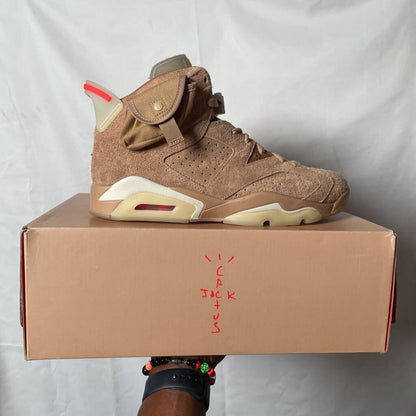 Travis Jordan 6 British Khaki Sz. 9.5