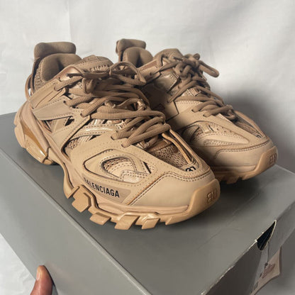 Beige Balenciaga track sneaker sz 37