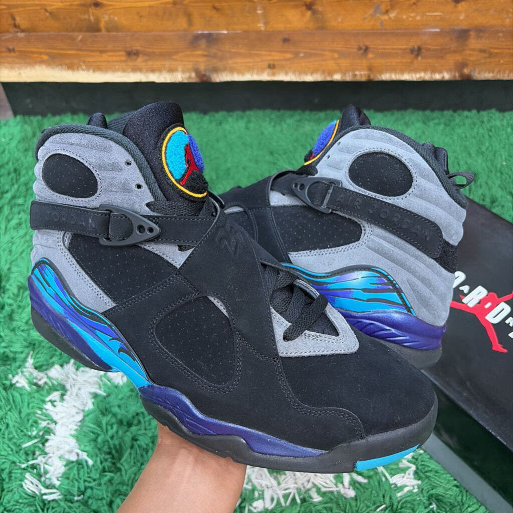 AIR JORDAN 8 " AQUA " SZ.12 W BOX