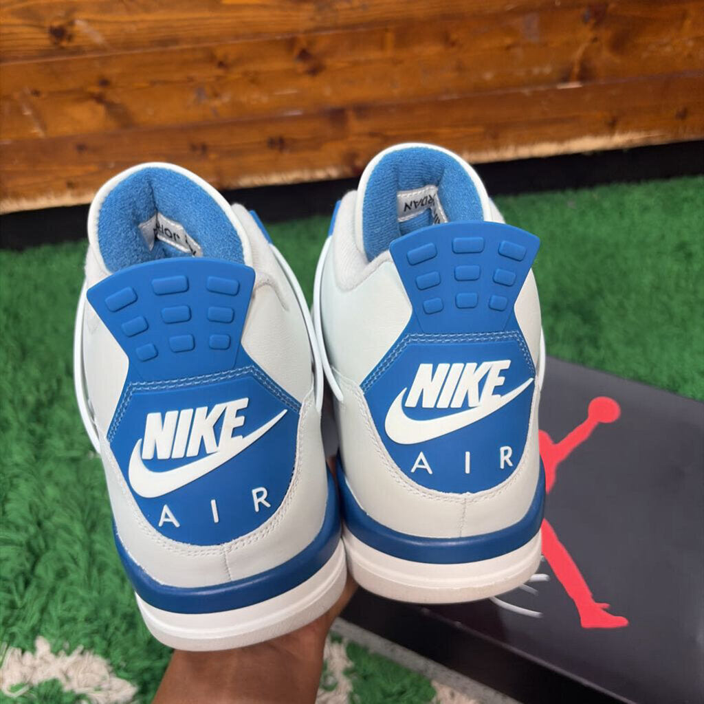 AIR JORDAN 4 " MILITARY BLUE " SZ.12 W BOX