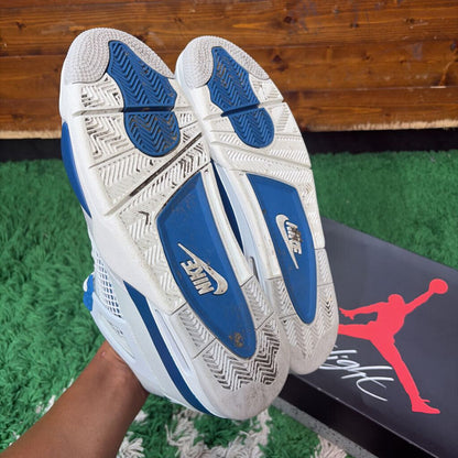 AIR JORDAN 4 " MILITARY BLUE " SZ.12 W BOX