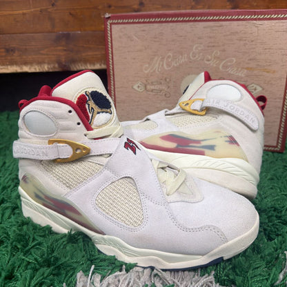 AIR JORDAN 8 " SOLE FLY " SZ.9.5 W BOX