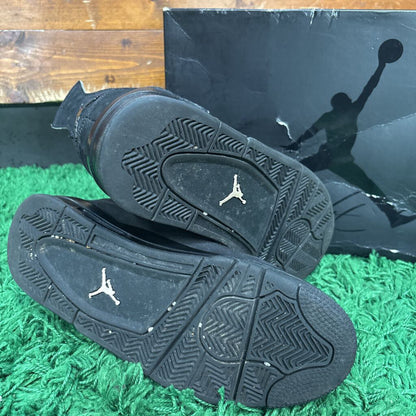 AIR JORDAN 4 " BLACK CAT " SZ. 8.5 W BOX