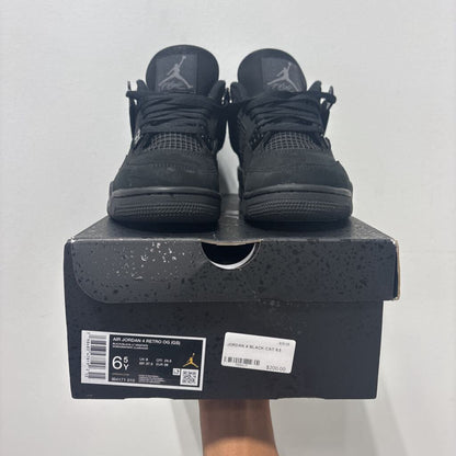 JORDAN 4 BLACK CAT 6.5
