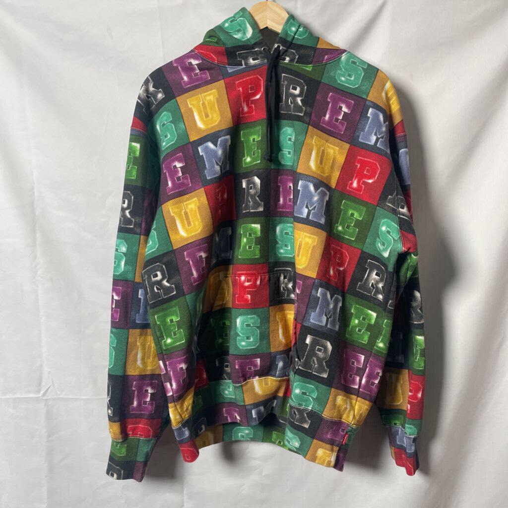 Supreme Word Box Hoodie Sz. M