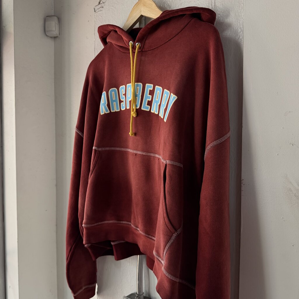 RED RASPBERRY HOODIE SZ L