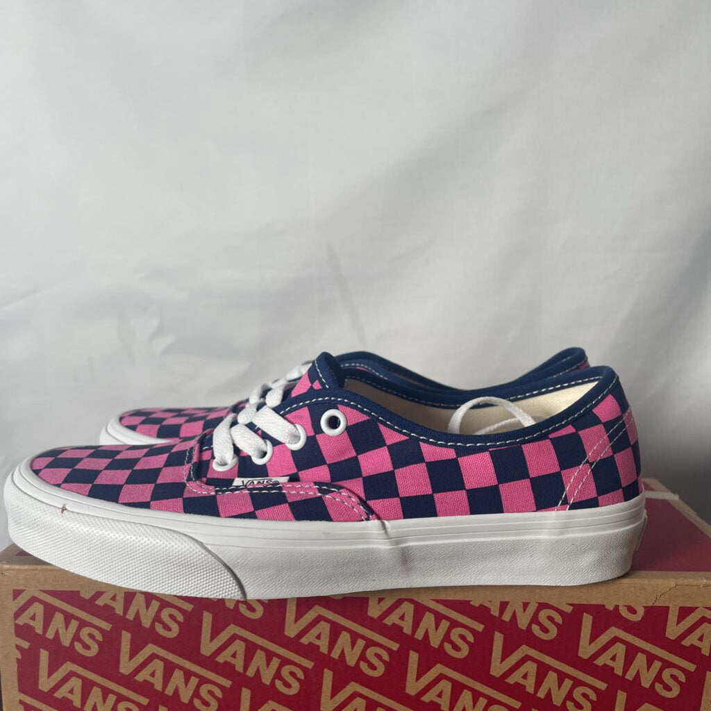 Pink Checkerboard Vans Sz. 6