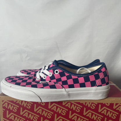 Pink Checkerboard Vans Sz. 6