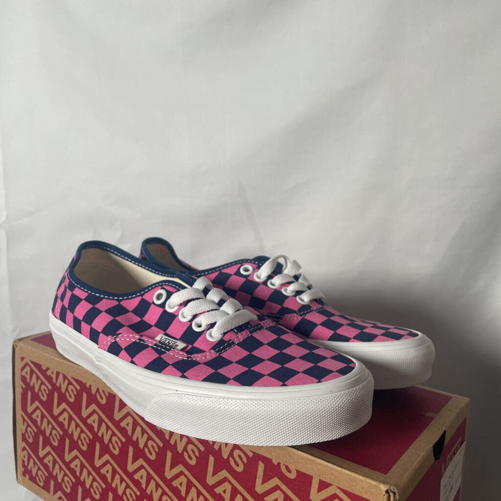 Pink Checkerboard Vans Sz. 6.5