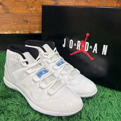 JORDAN 11 "COLUMBIA" CLEATS SZ 9 (BOX)