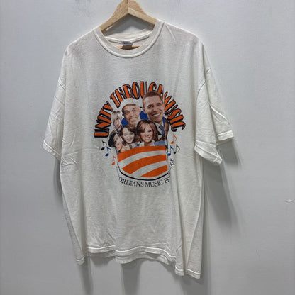VINTAGE NEW ORLEANS MUSIC FESTIVAL TEE SZ XL