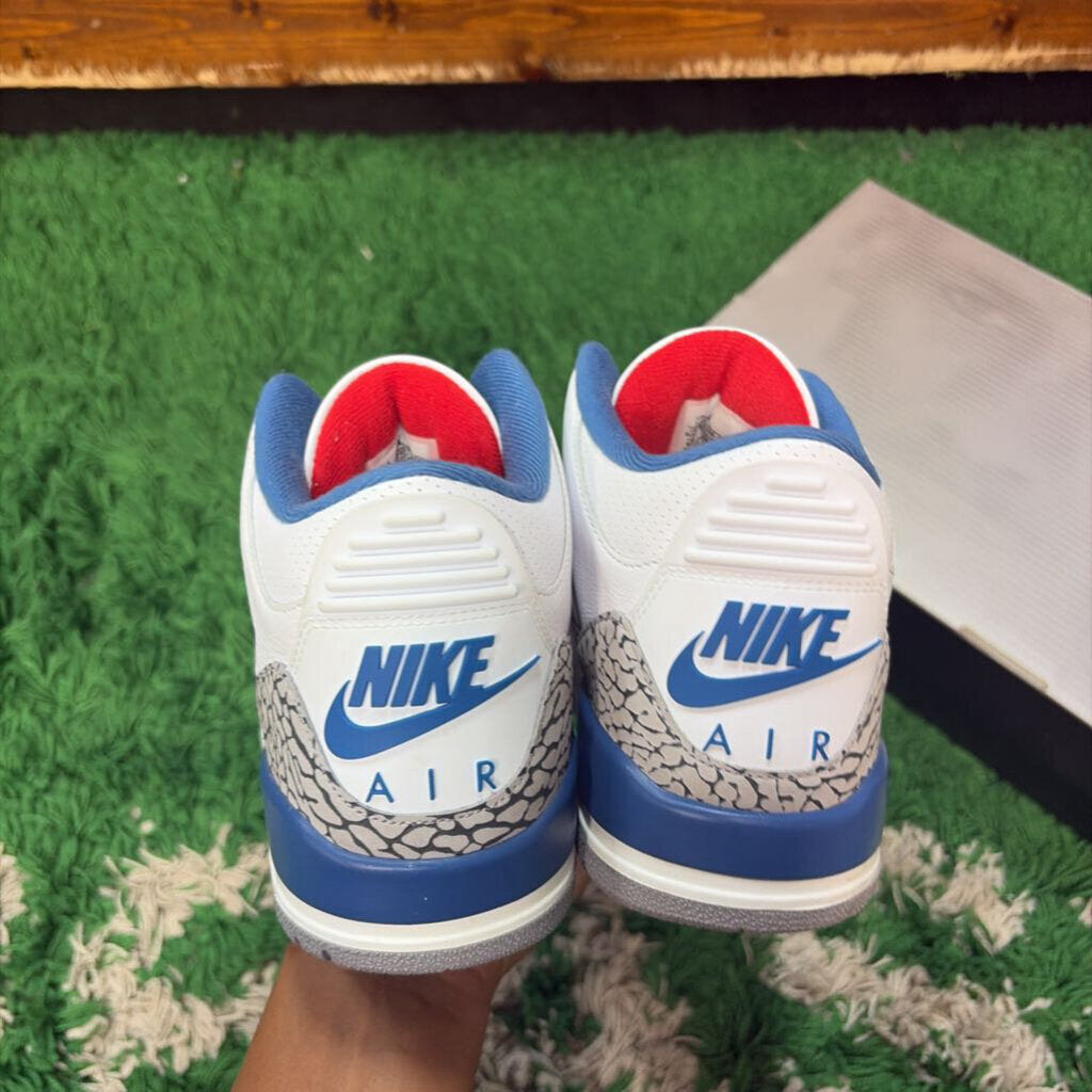 JORDAN 3 TRUE BLUE SZ. 10 (BOX)