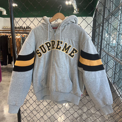 SUPREME FILLED ZIP UP HOODIE SZ M