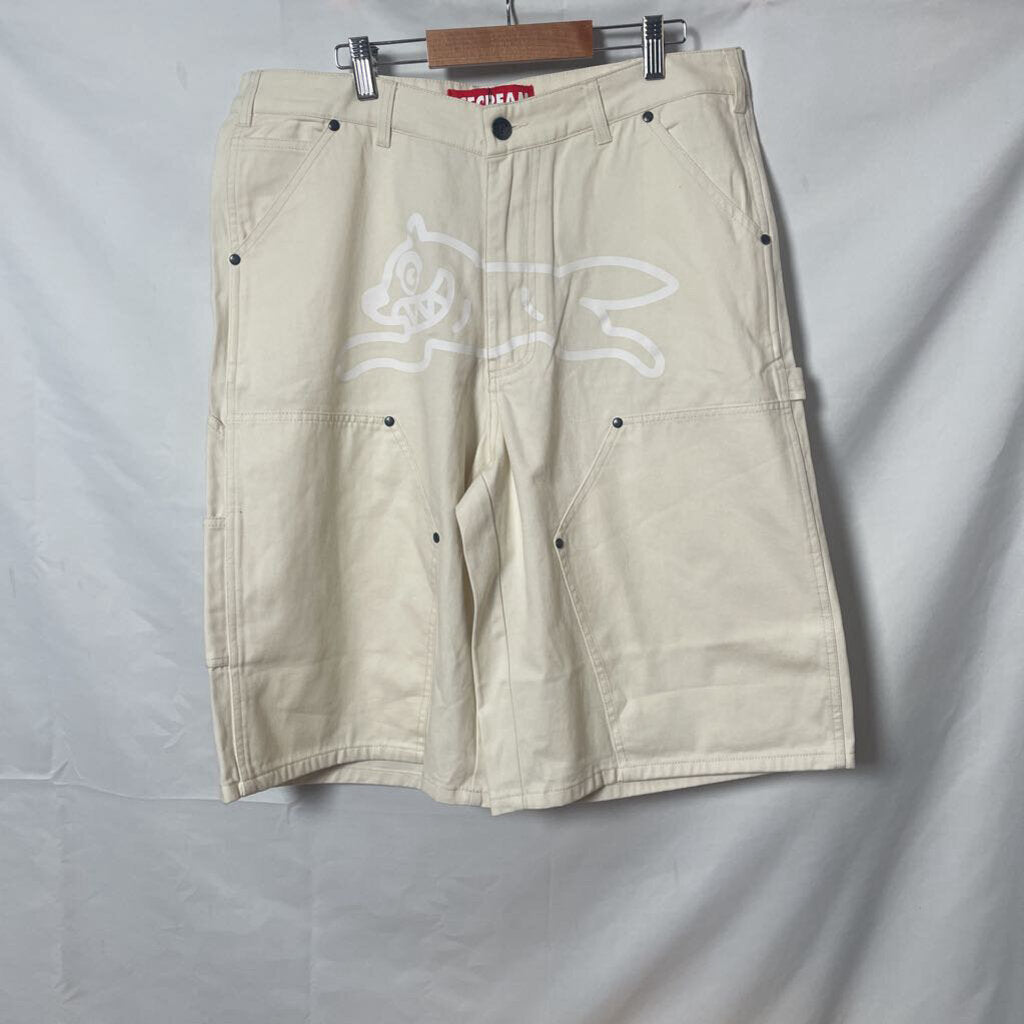 Cream Double Knees Ice cream Shorts Sz. 34