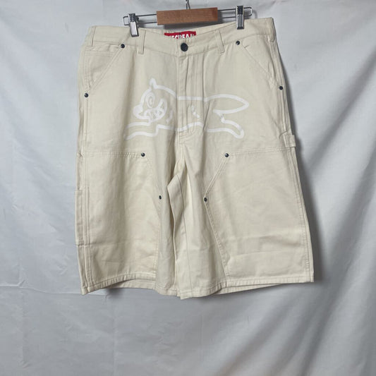 Cream Double Knees Ice cream Shorts Sz. 34