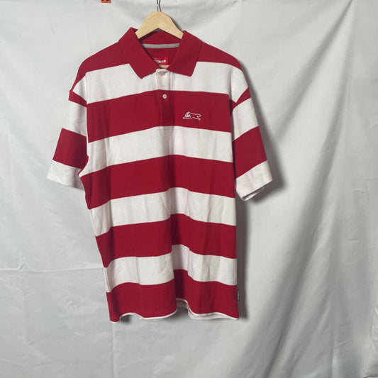 Red BBC Polo Sz. L