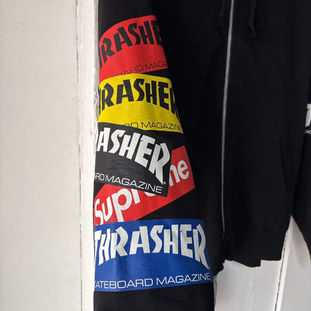 THRASHER x SUPREME ZIP UP SZ M