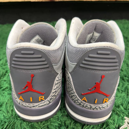 JORDAN 3 COOL GREY SZ. 15 (NO BOX)