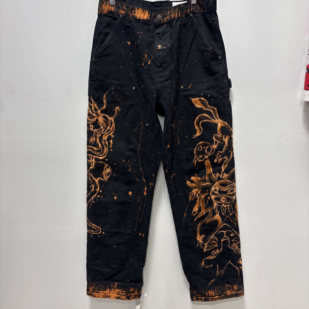 black Carhartt pants sz 34 x 34
