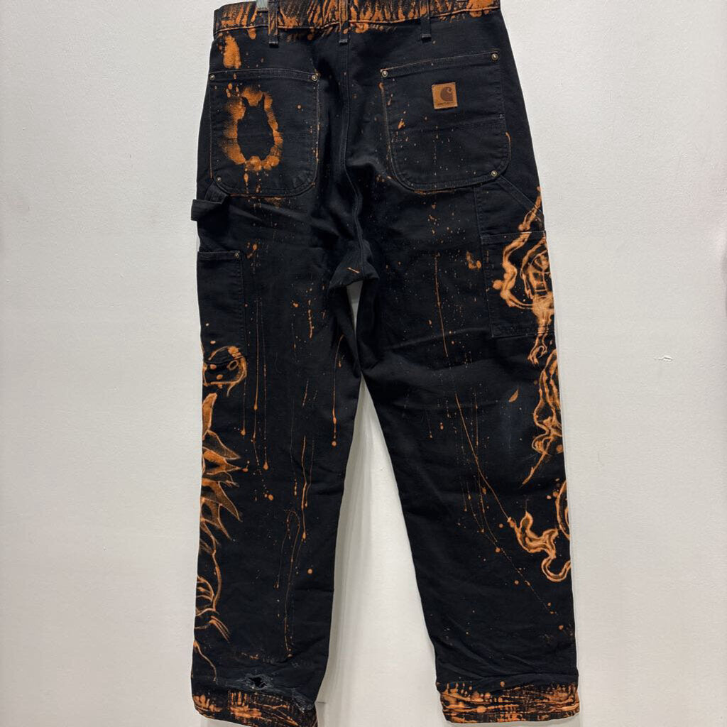 black Carhartt pants sz 34 x 34