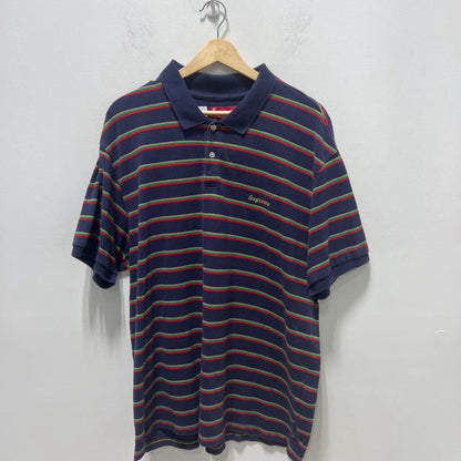 SUPERME STRIPE POLO