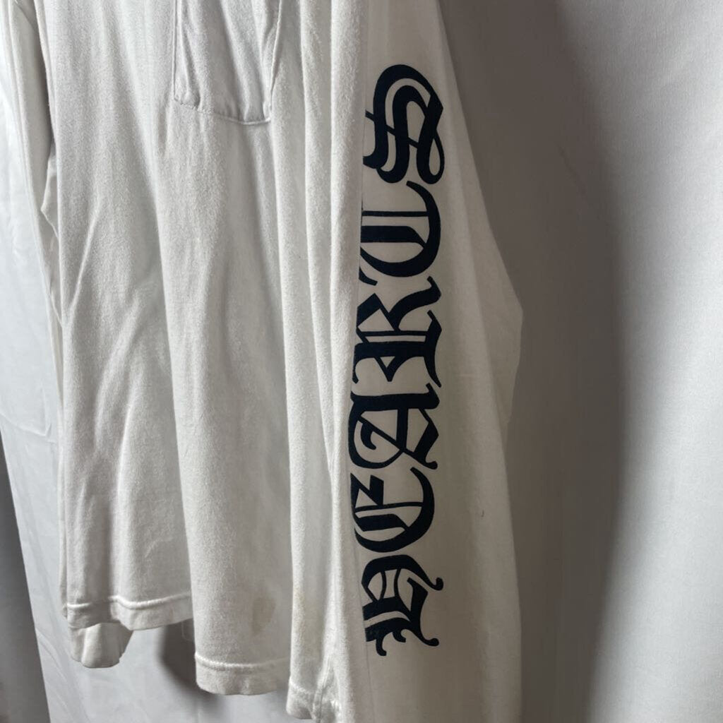 White CH Love You l/s Sz. L
