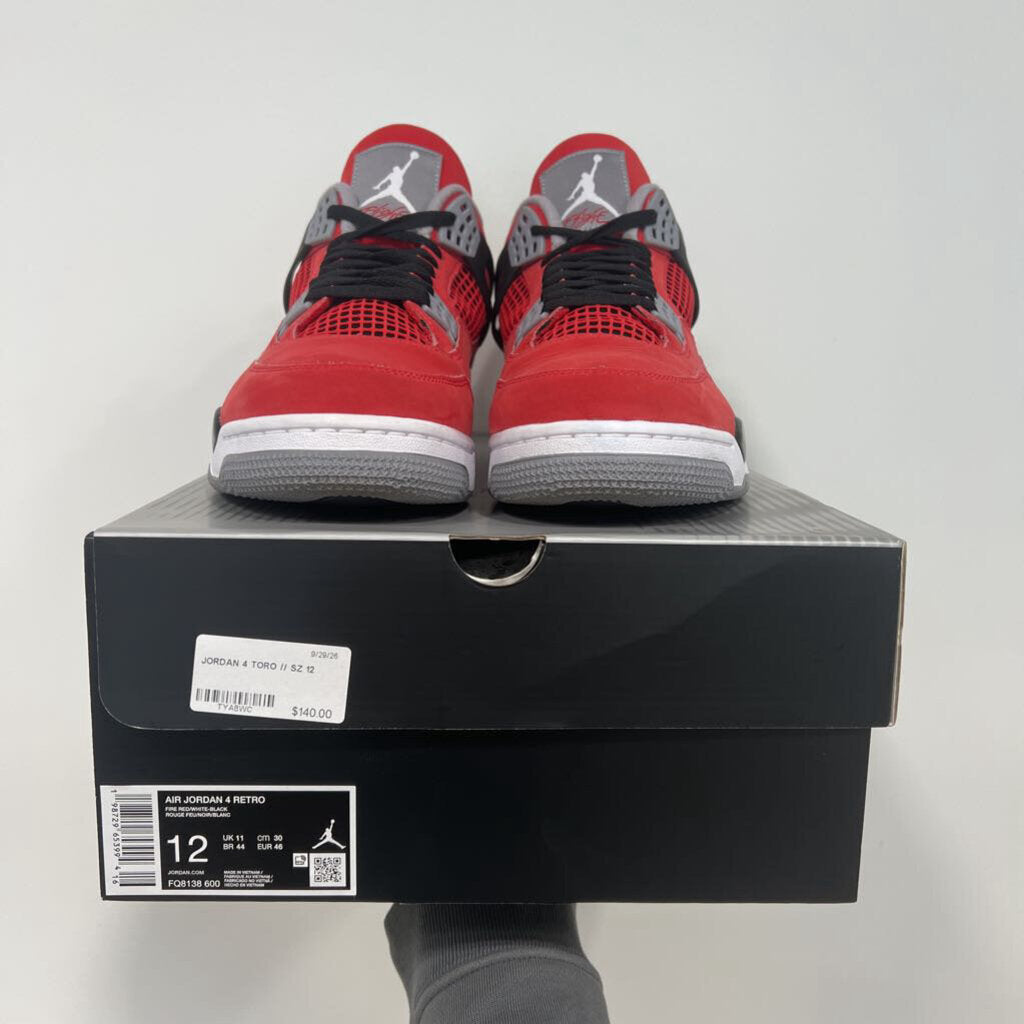 JORDAN 4 TORO // SZ 12