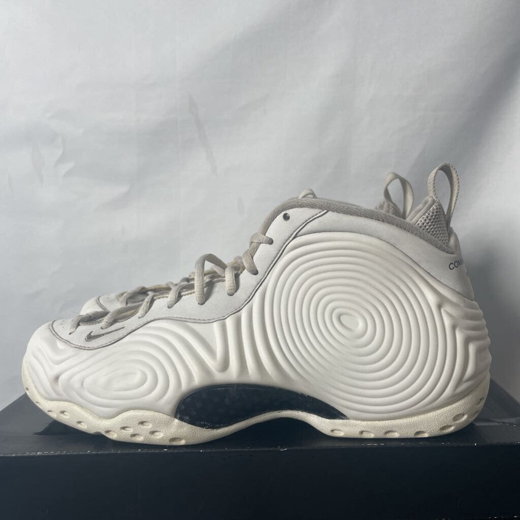Nike White CDG Foamposites Sz. 10