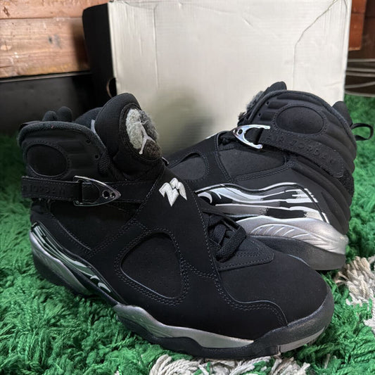 "CHROME" JORDAN 8 SZ 8 (BOX)