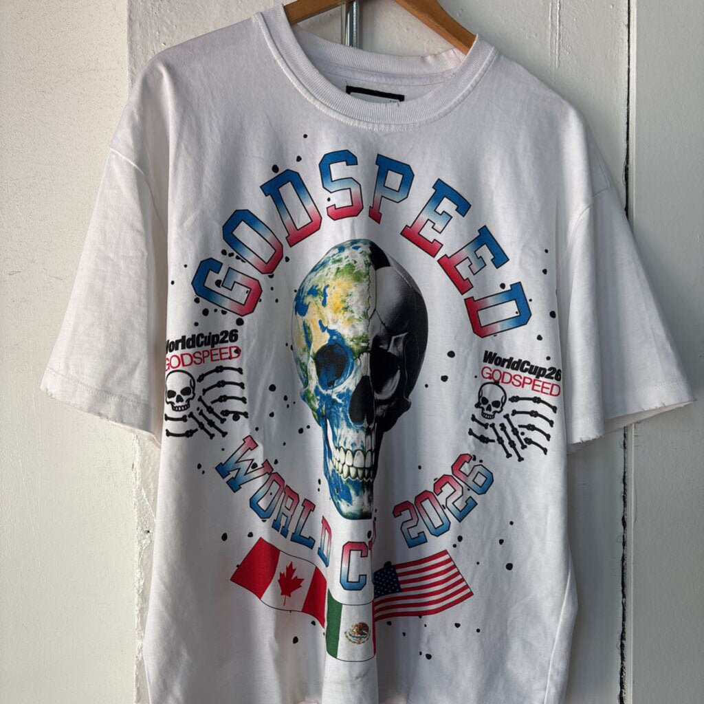 GODSPEED SKULL TEE SZ.S