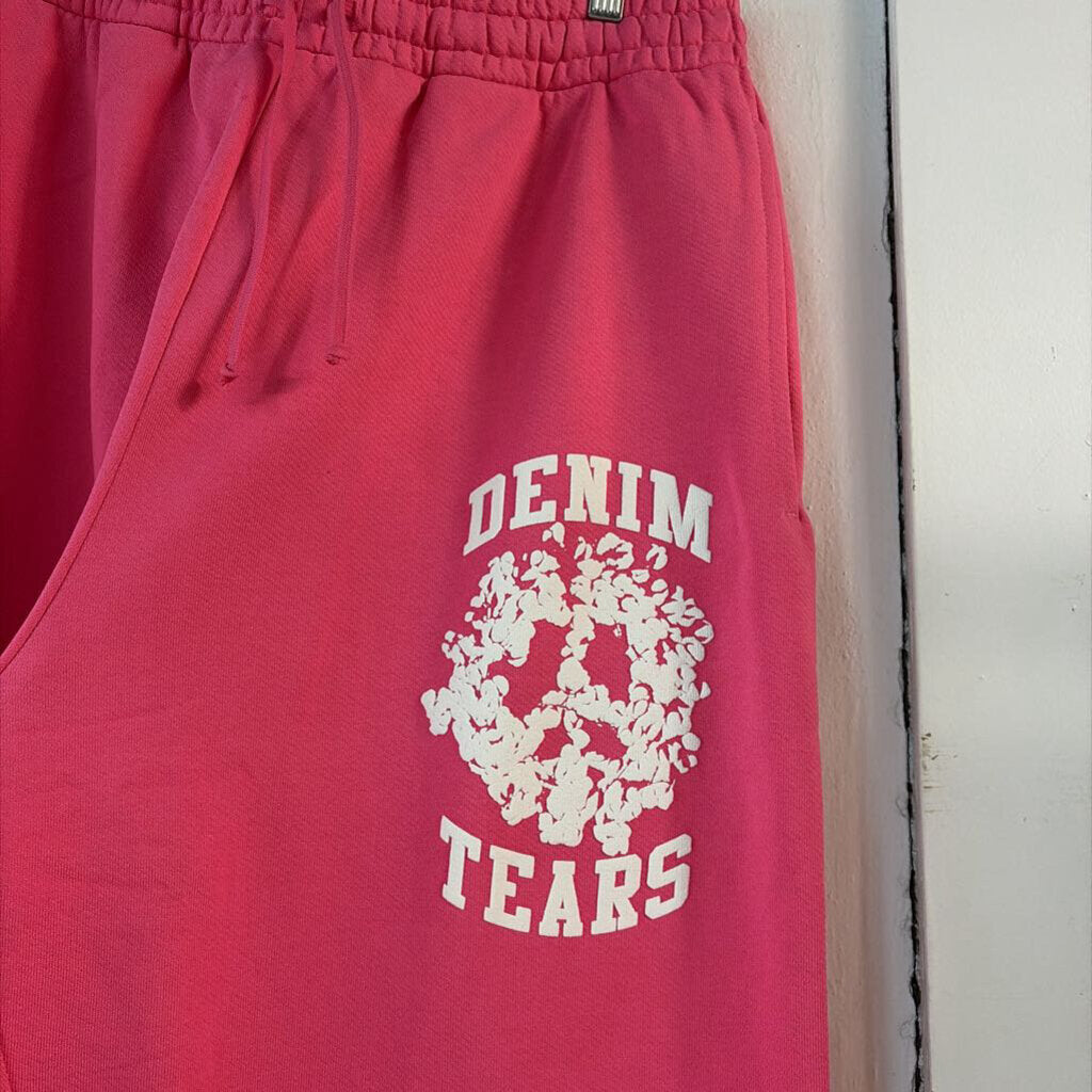 DENIM TEARS PINK JOGGERS SZ. XL