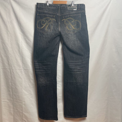 GVgalery Logo Black Denim Sz. XXL