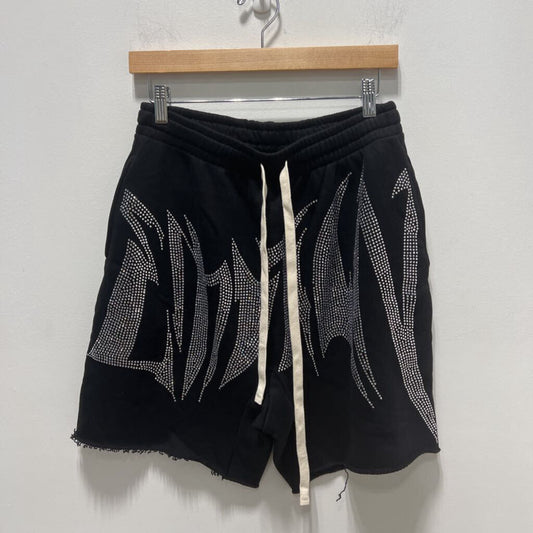MIXED EMOTIONS RHINESTONE SHORTS SZ. S