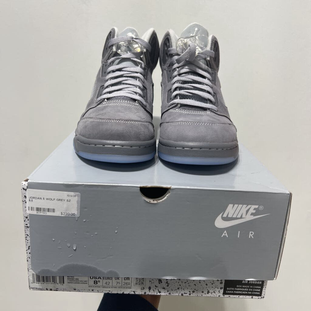 JORDAN 5 WOLF GREY SZ 8.5