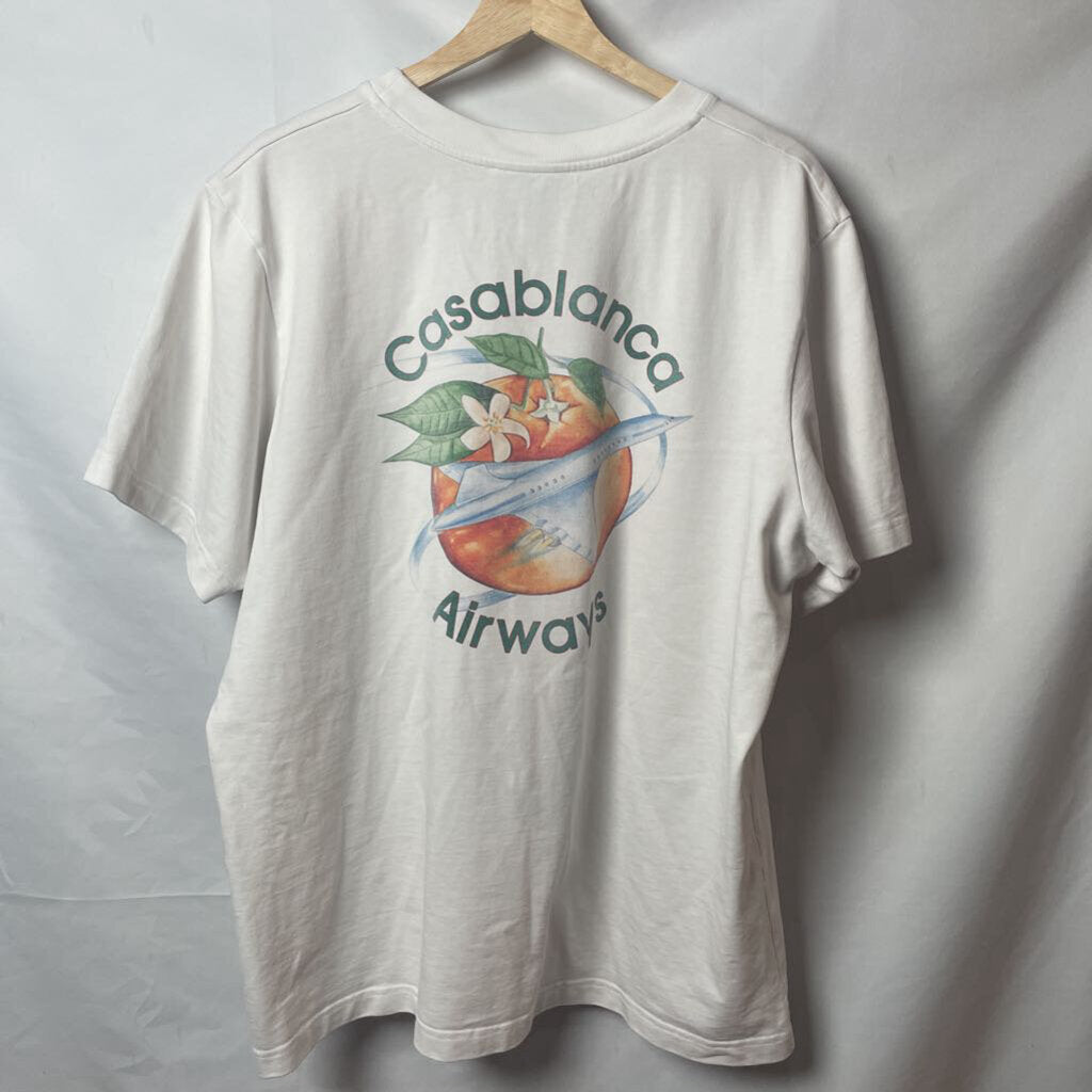 White Casablanca Tee Sz. 2X
