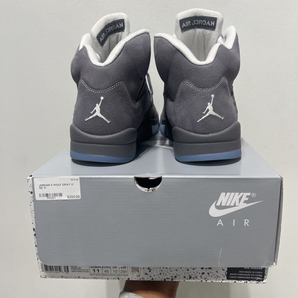 JORDAN 5 WOLF GRAY // SZ 11