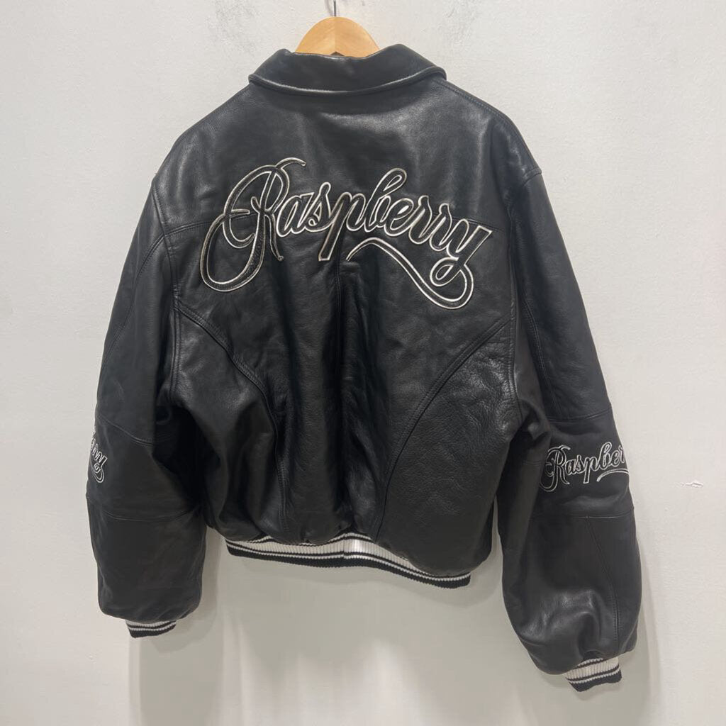 RASPBERRY HILLS LEATHER JACKET // S