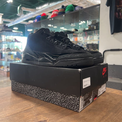 JORDAN 3 BLACK CAT // 9.5