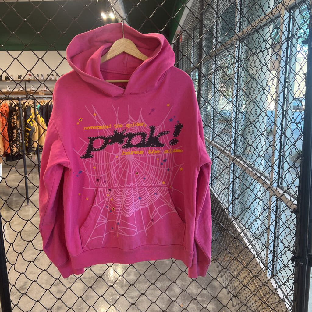 SPIDER HOODIE // M (PNK)
