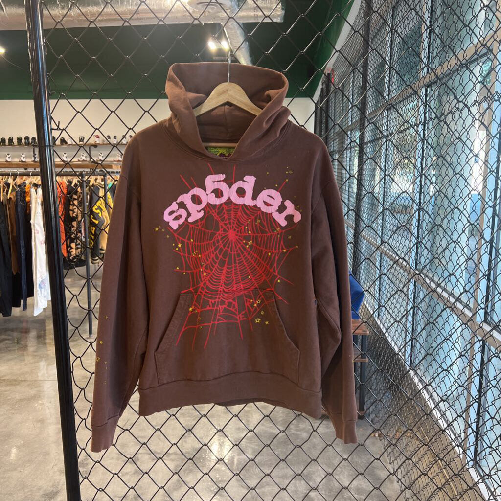 SPIDER HOODIE // M (BWN)