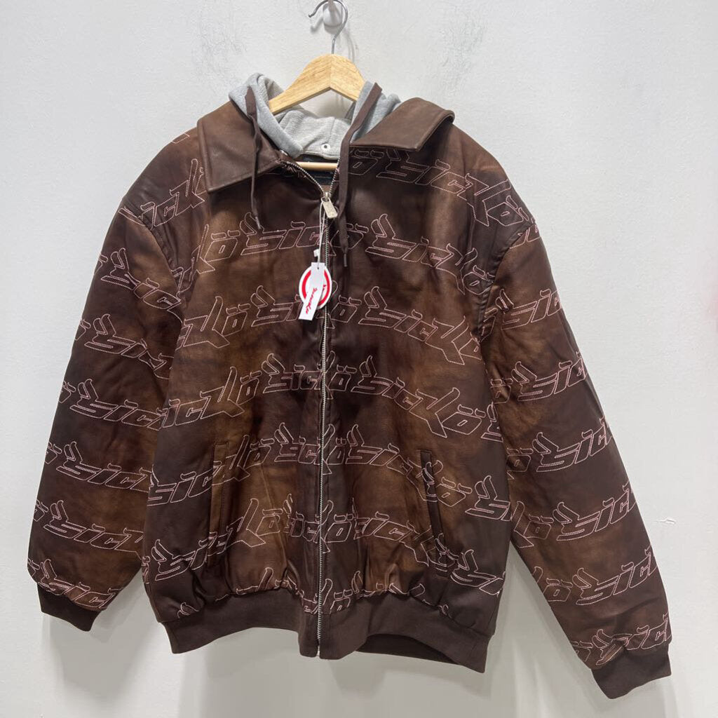 SICKO LEATHER JACKET // XL
