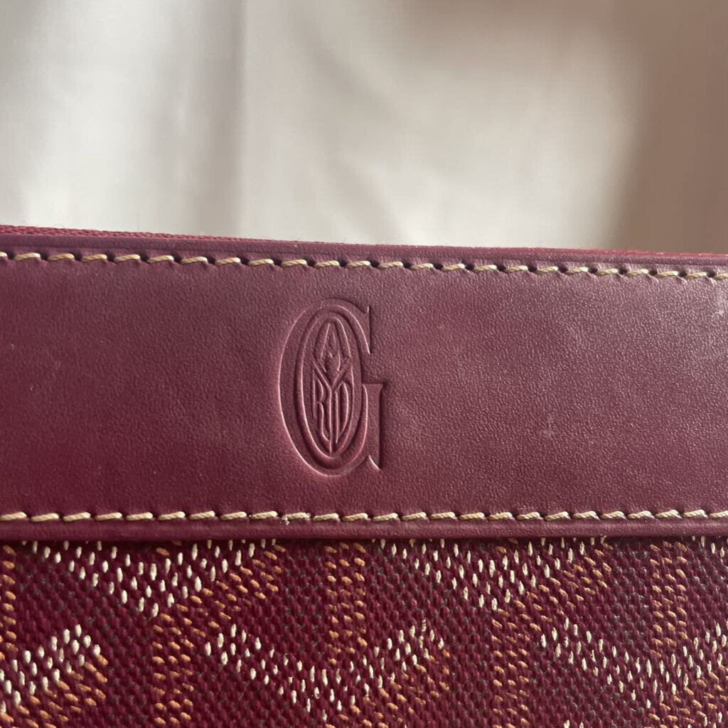 Burgundy Goyard Wallet